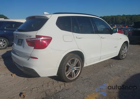 2014 BMW X3 xDrive28I z USA, uszkodzony, nr VIN 5UXWX9C59E0D37678